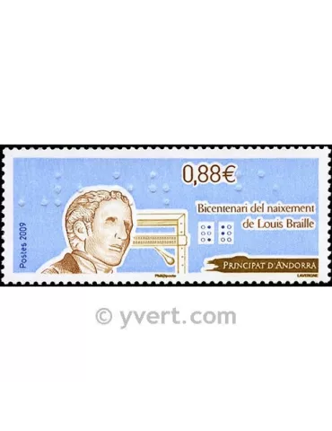 n° 666 -  Timbre Andorre Poste