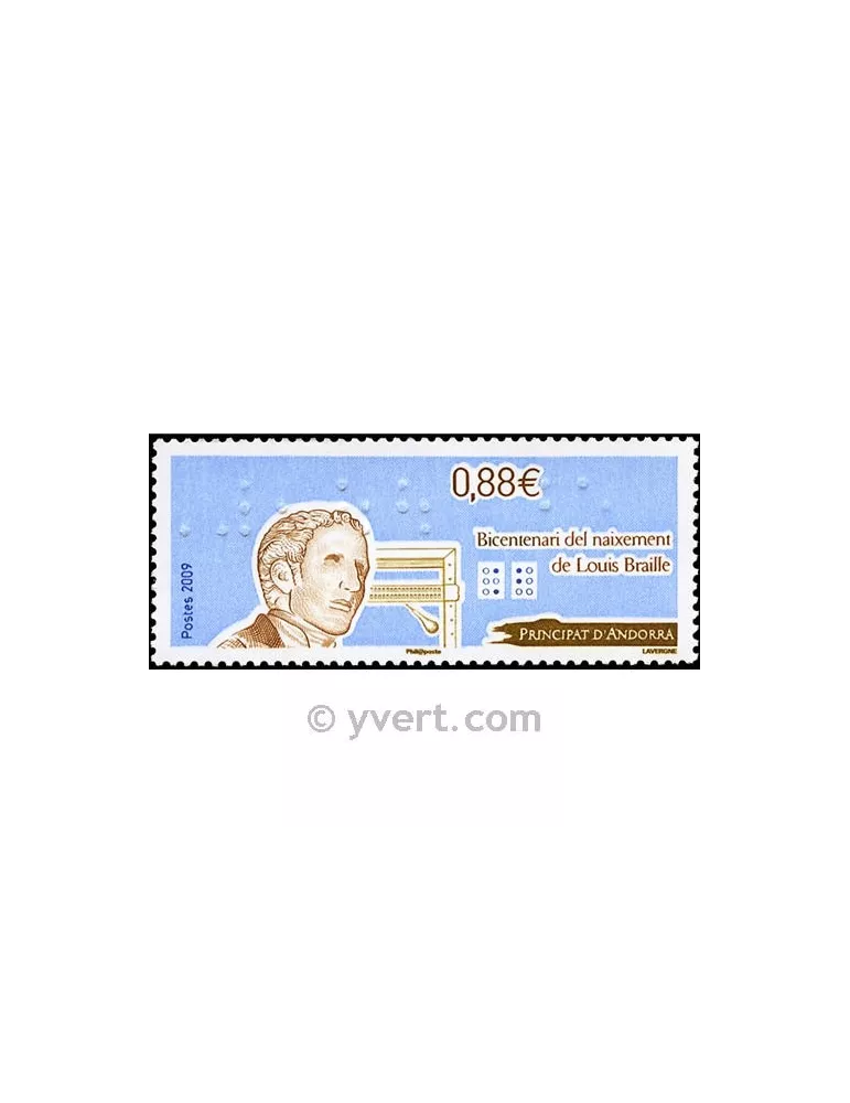 n° 666 -  Timbre Andorre Poste