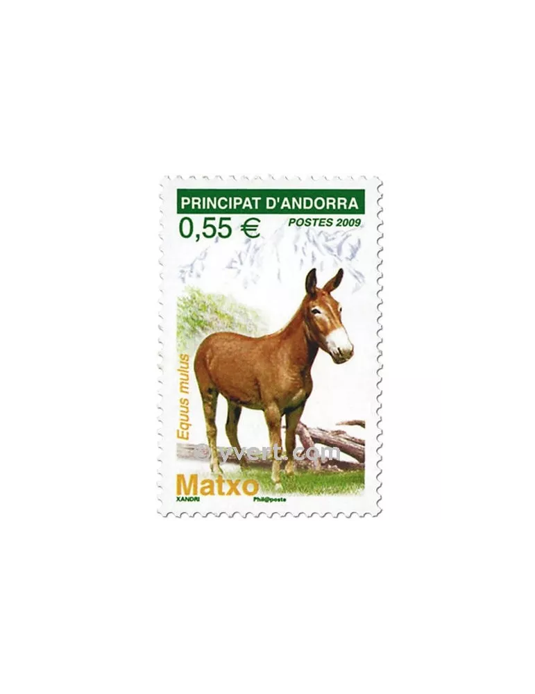 n° 667/668 -  Timbre Andorre Poste