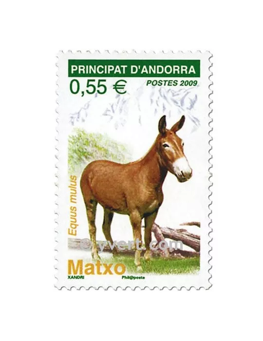 n° 667/668 -  Timbre Andorre Poste