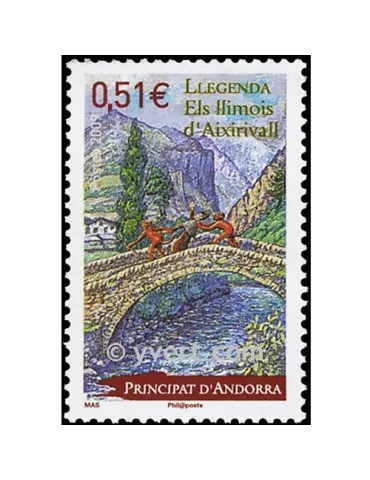 n° 669 -  Timbre Andorre Poste