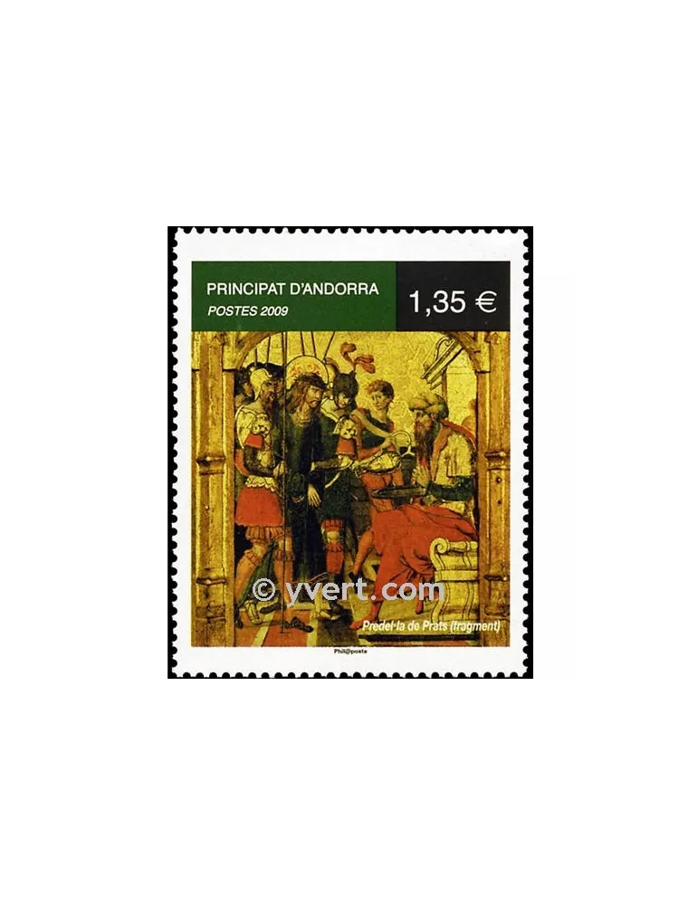 n° 672 -  Timbre Andorre Poste