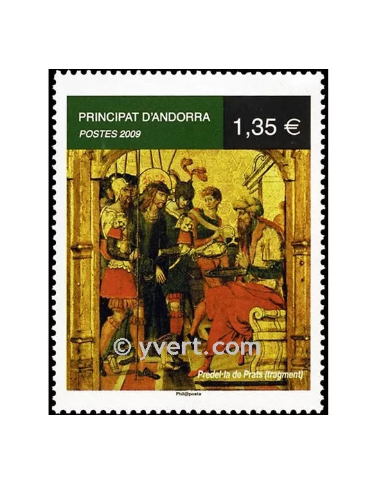 n° 672 -  Timbre Andorre Poste