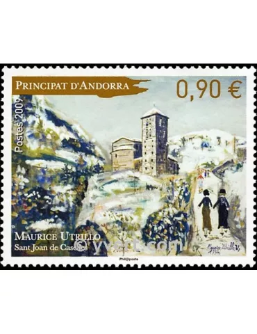 n° 675 -  Timbre Andorre Poste