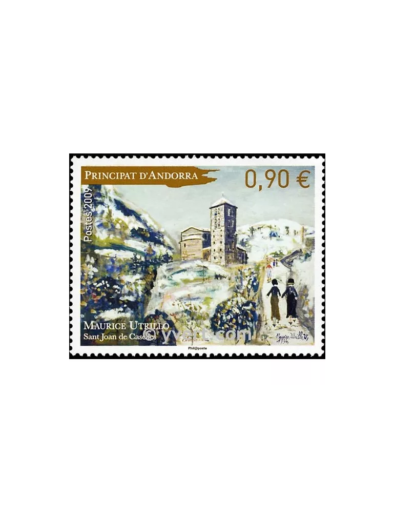 n° 675 -  Timbre Andorre Poste