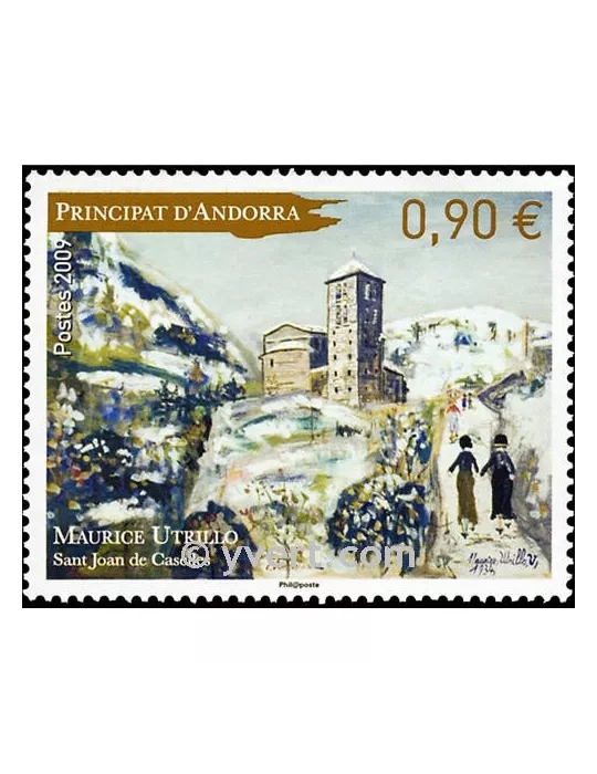 n° 675 -  Timbre Andorre Poste