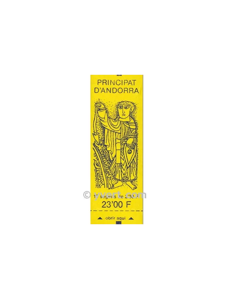 n° 3 -  Timbre Andorre Carnets