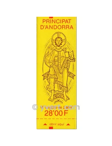 n° 5 -  Timbre Andorre Carnets