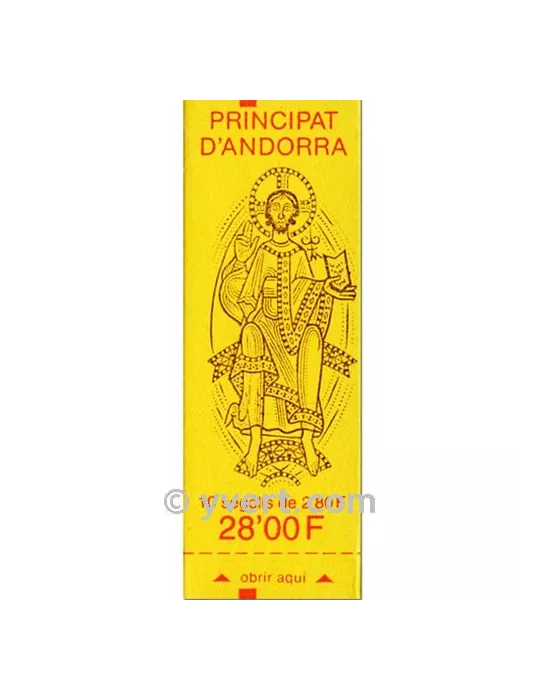 n° 5 -  Timbre Andorre Carnets