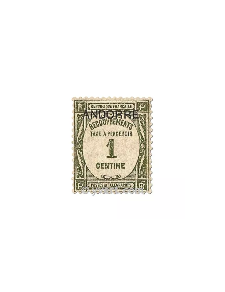 n° 9/15 -  Timbre Andorre Taxe