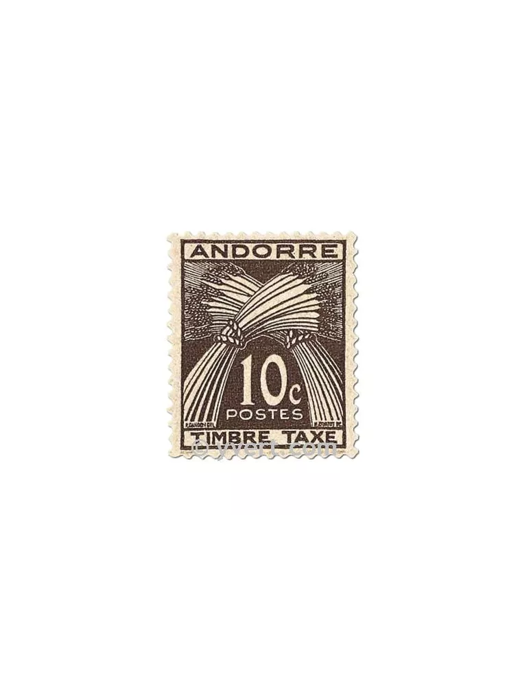 n° 32/41 -  Timbre Andorre Taxe