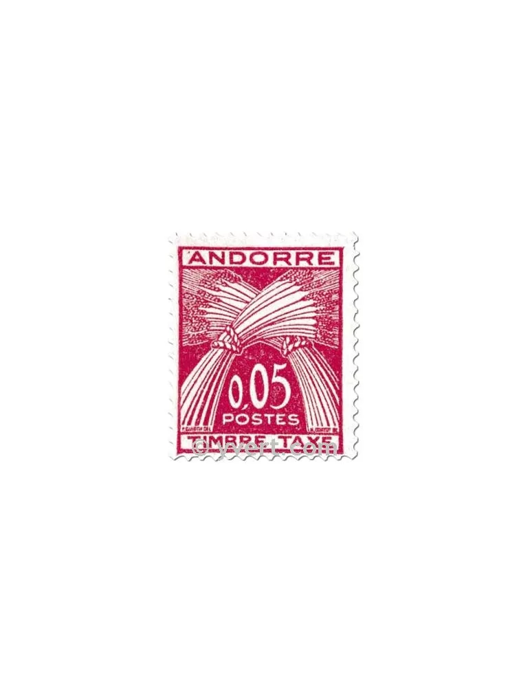 n° 42/45 -  Timbre Andorre Taxe