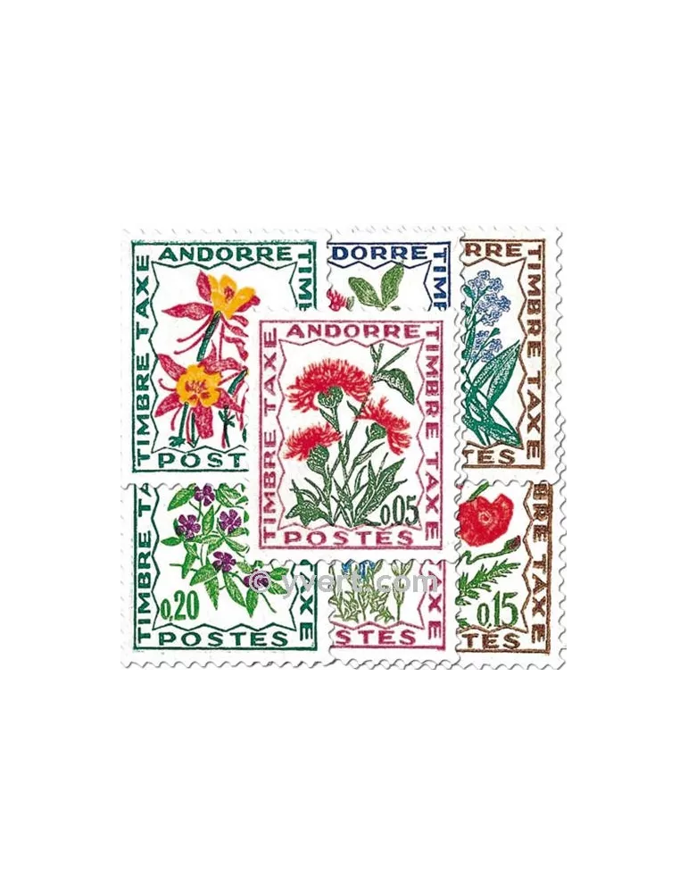 n° 46/52 -  Timbre Andorre Taxe