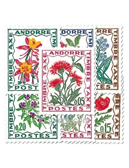 n° 46/52 -  Timbre Andorre Taxe