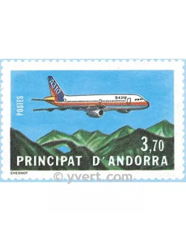 n° 1 -  Timbre Andorre Aérogramme