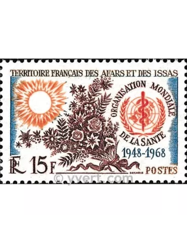 n° 336 -  Timbre Afars et Issas Poste