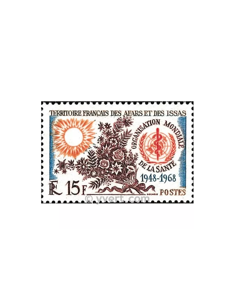 n° 336 -  Timbre Afars et Issas Poste