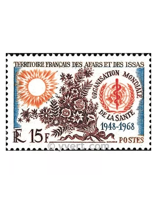 n° 336 -  Timbre Afars et Issas Poste