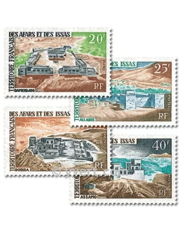 n° 337/340 -  Timbre Afars et Issas Poste