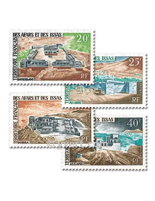 n° 337/340 -  Timbre Afars et Issas Poste