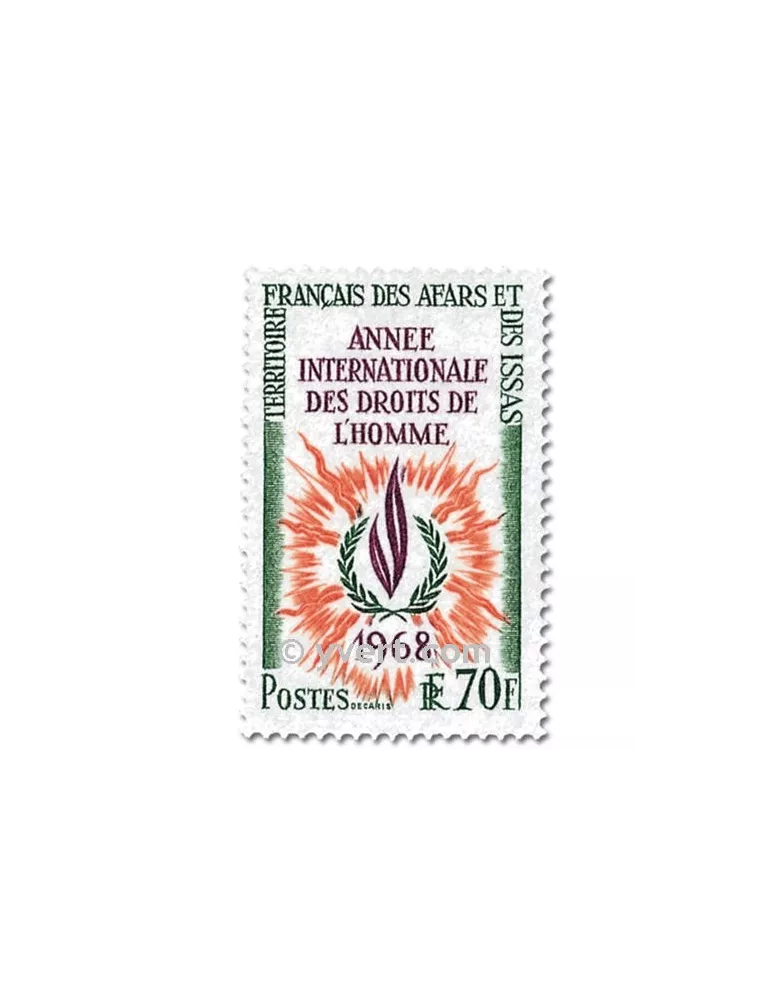 n° 341/342 -  Timbre Afars et Issas Poste