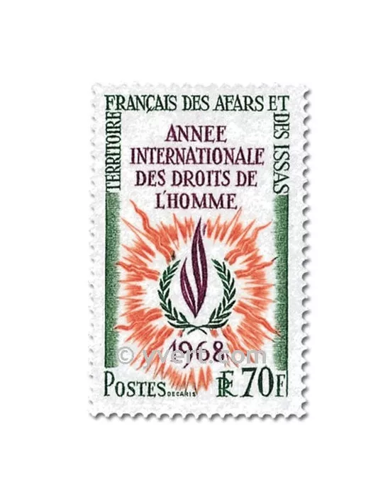 n° 341/342 -  Timbre Afars et Issas Poste