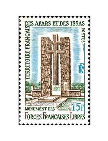 n° 347 -  Timbre Afars et Issas Poste