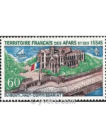 n° 348 -  Timbre Afars et Issas Poste