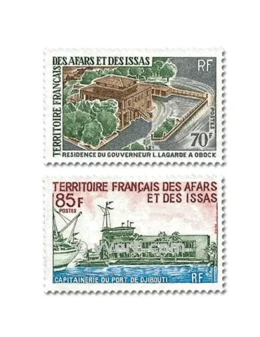 n° 349/350 -  Timbre Afars et Issas Poste