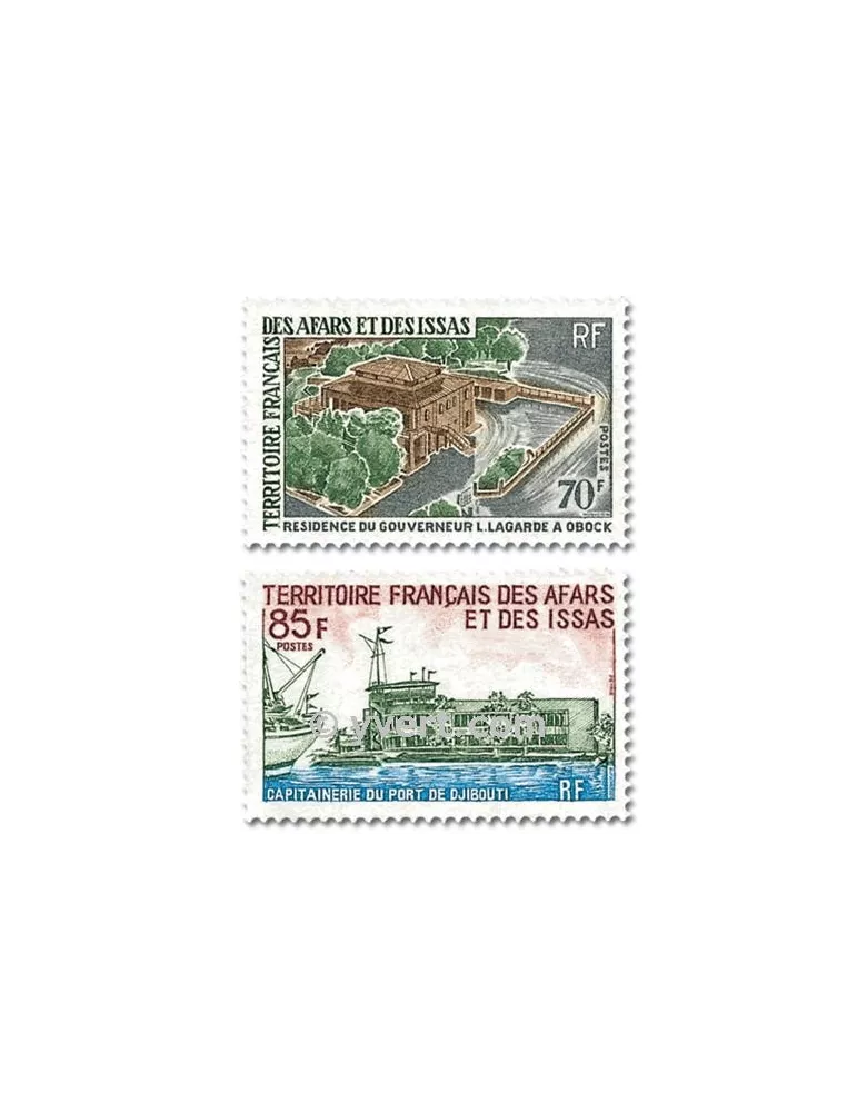 n° 349/350 -  Timbre Afars et Issas Poste