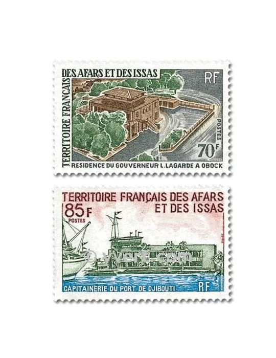 n° 349/350 -  Timbre Afars et Issas Poste