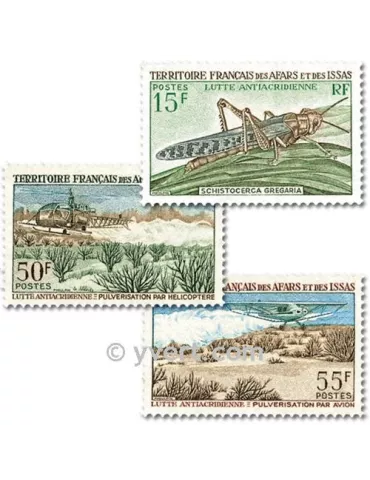 n° 351/353 -  Timbre Afars et Issas Poste