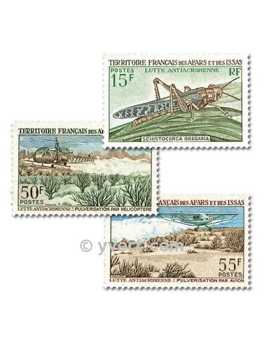 n° 351/353 -  Timbre Afars et Issas Poste