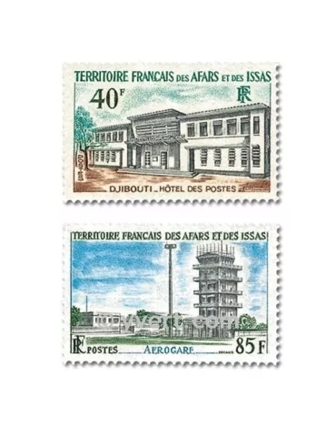 n° 355/356 -  Timbre Afars et Issas Poste