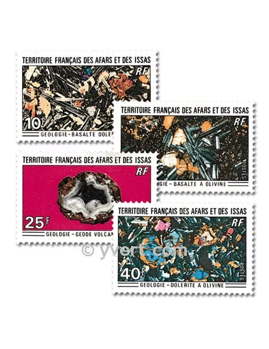 n° 368/371 -  Timbre Afars et Issas Poste