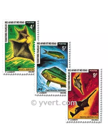 n° 372/374 -  Timbre Afars et Issas Poste