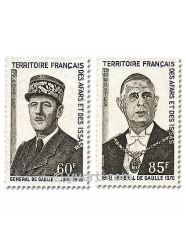 n° 375/376 -  Timbre Afars et Issas Poste