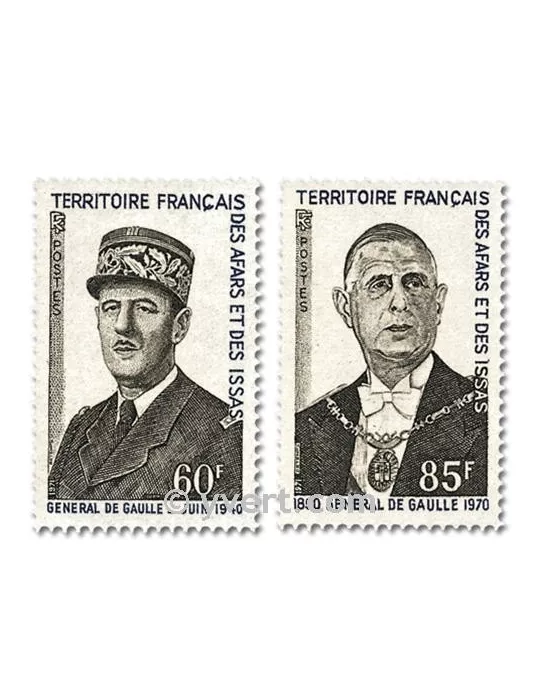n° 375/376 -  Timbre Afars et Issas Poste