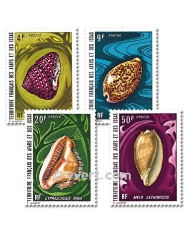 n° 377/380 -  Timbre Afars et Issas Poste