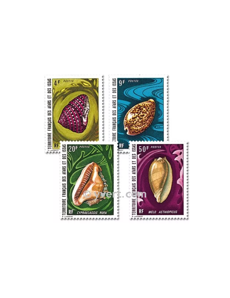 n° 377/380 -  Timbre Afars et Issas Poste