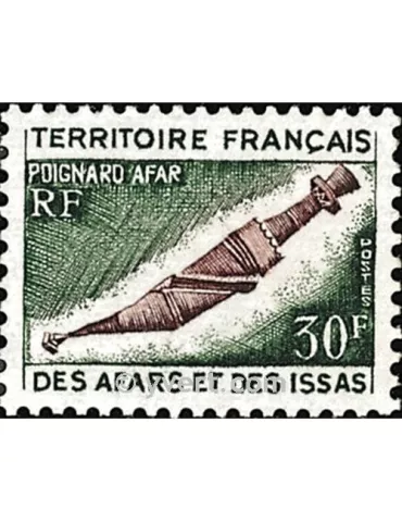 n° 383 -  Timbre Afars et Issas Poste