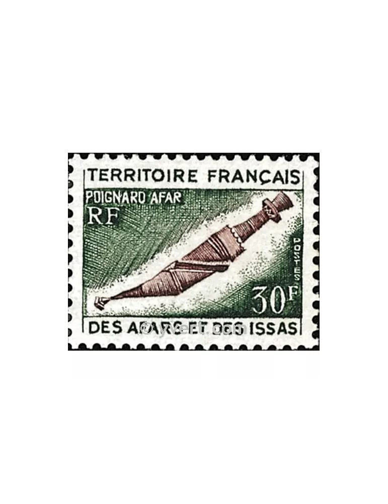 n° 383 -  Timbre Afars et Issas Poste