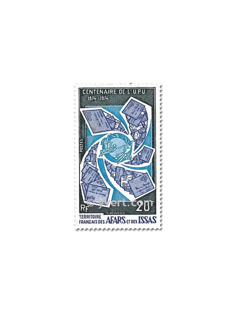n° 388/389 -  Timbre Afars et Issas Poste