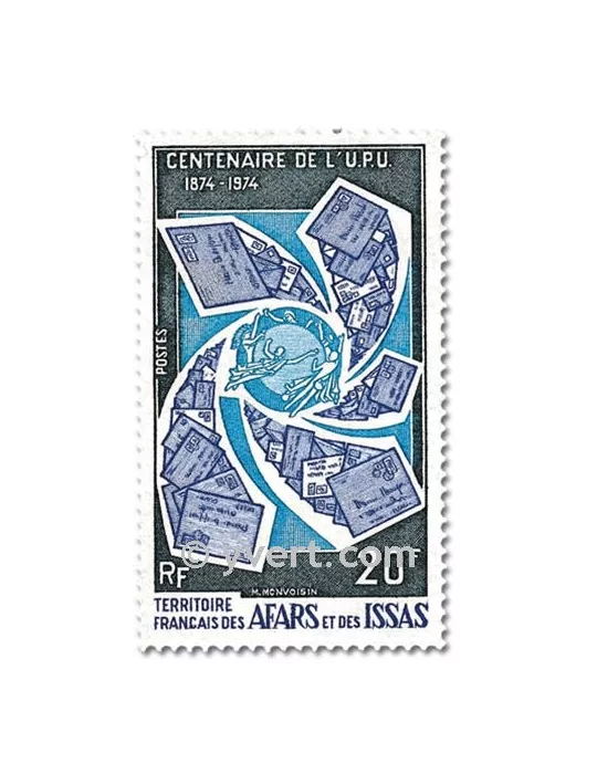 n° 388/389 -  Timbre Afars et Issas Poste