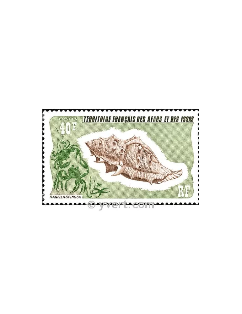 n° 394 -  Timbre Afars et Issas Poste