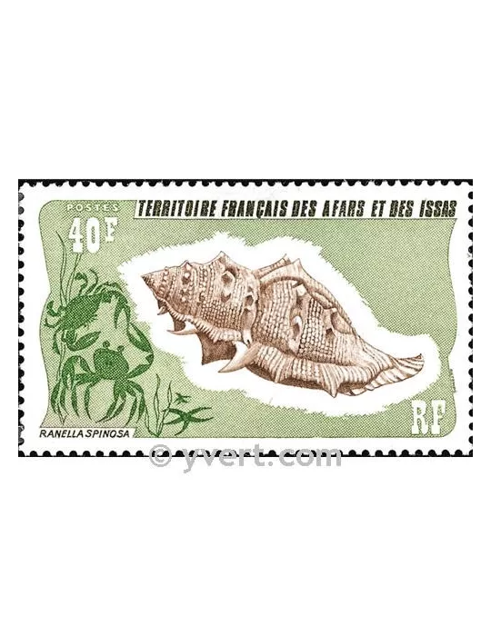 n° 394 -  Timbre Afars et Issas Poste