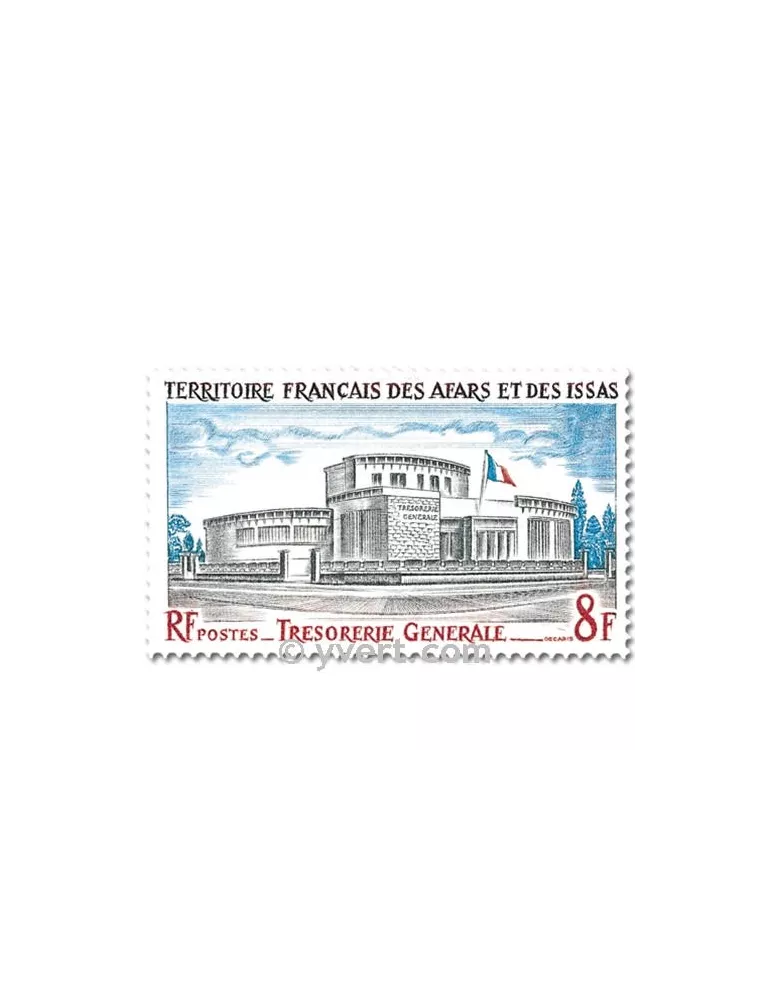 n° 395/396 -  Timbre Afars et Issas Poste
