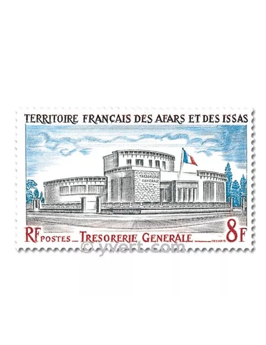 n° 395/396 -  Timbre Afars et Issas Poste