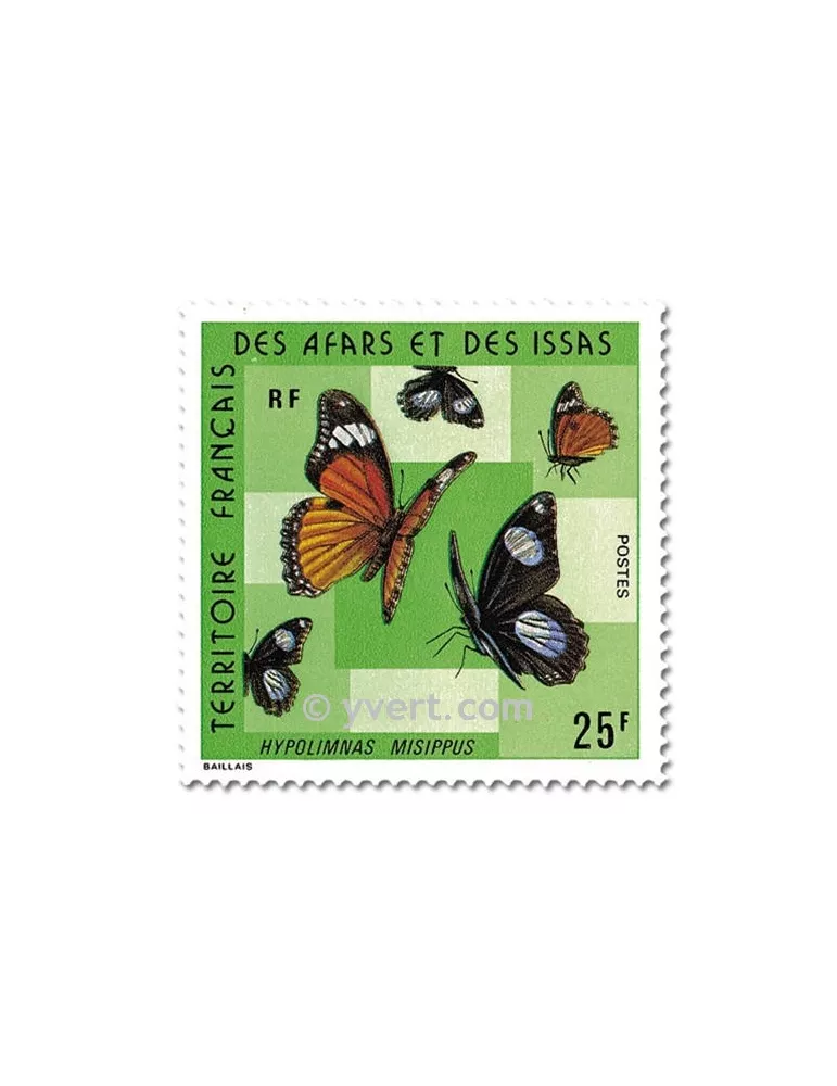 n° 404/405 -  Timbre Afars et Issas Poste