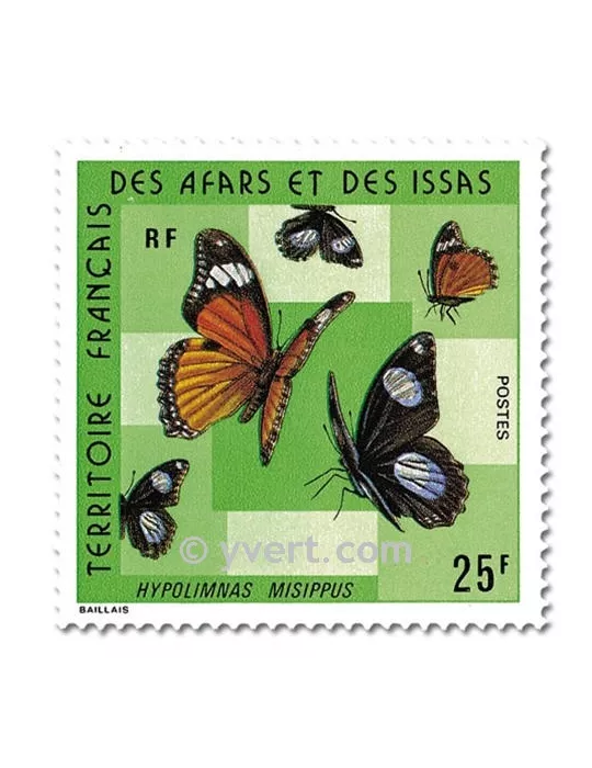 n° 404/405 -  Timbre Afars et Issas Poste